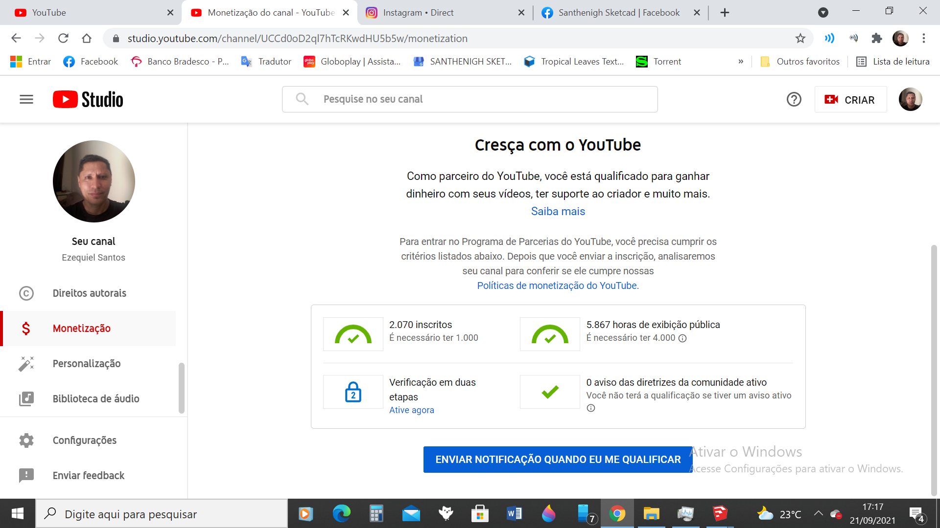 Como colocar BOTÃO INSCREVA-SE em seu vídeo 