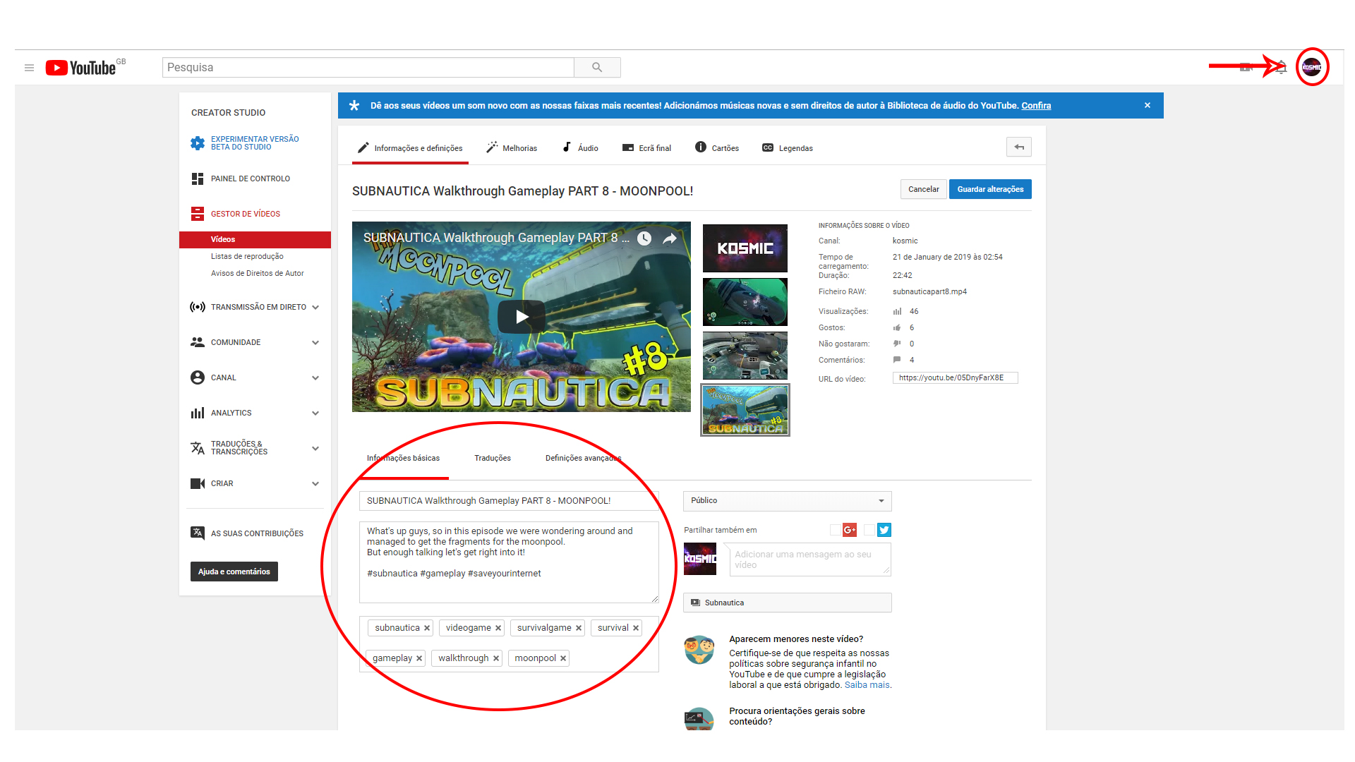 Video Description Not Showing Youtube Community