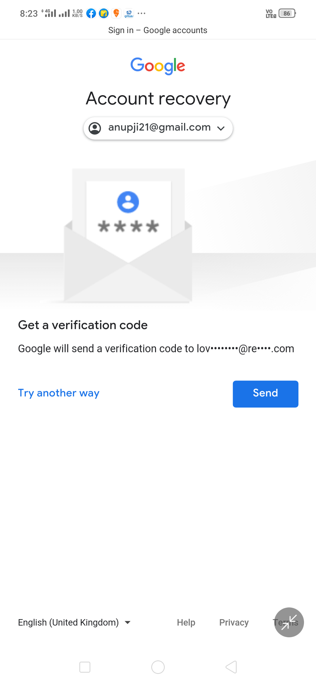 I Forgot My Google Account Password 2 Step Verification Is On My Accoun Forgot The Recovery Email Id Google Account Community