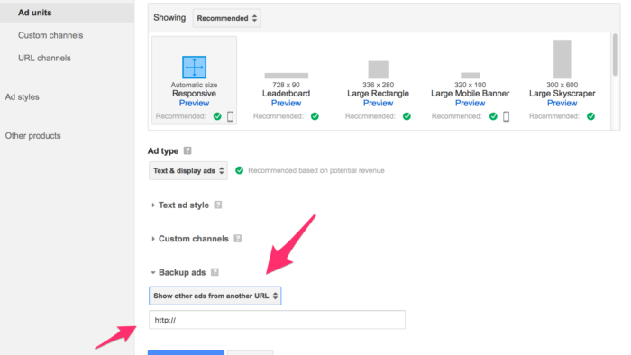 Bug New Ui S Bug Where Adsense Doesn T Have Feature To Add Manage