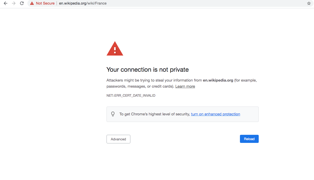 why does https google show the connection is not secure