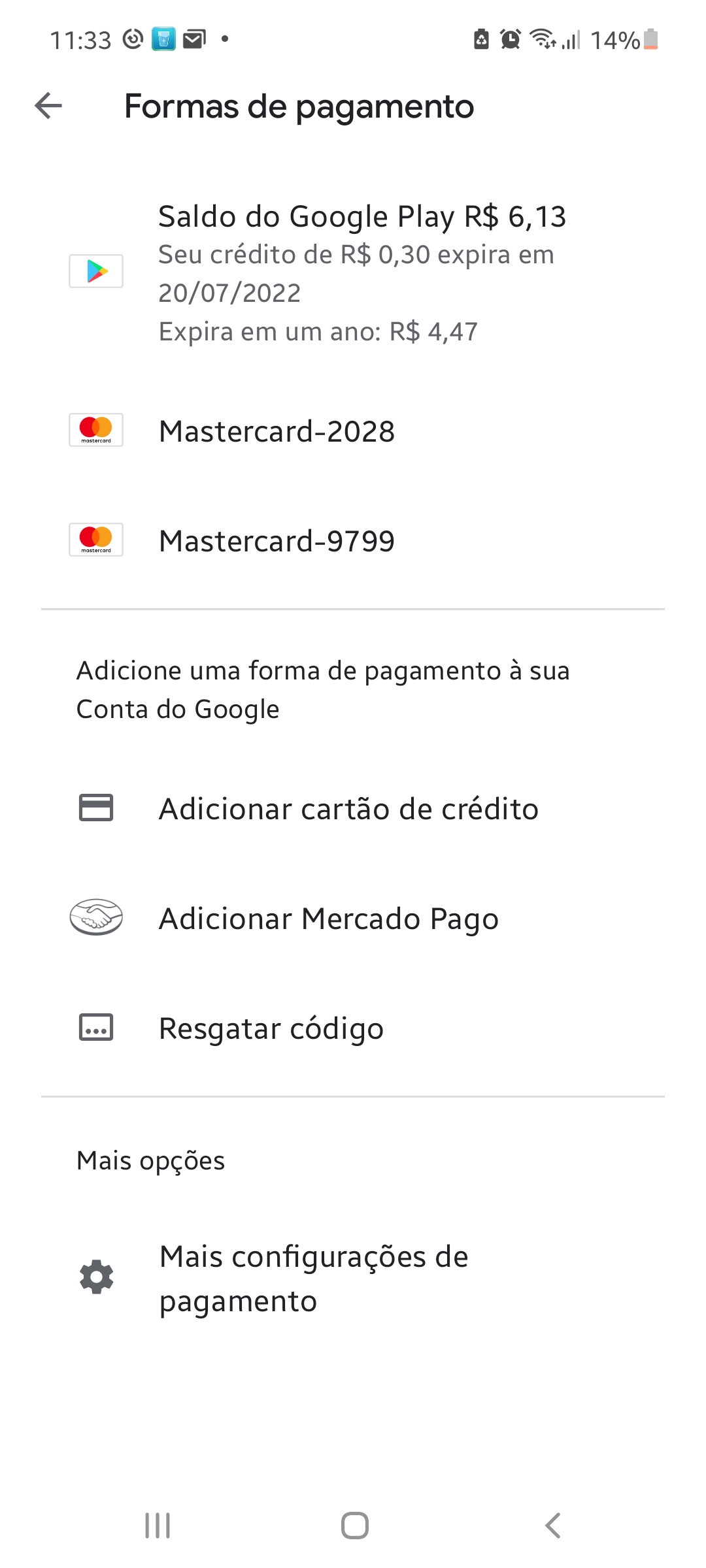 A compra foi cancelada e o crédito foi descontado no cartão - Comunidade  Google Play