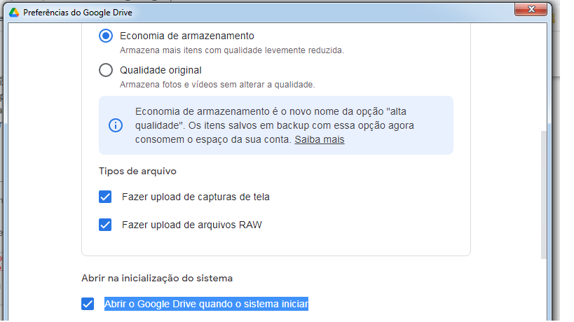 Como entrar e alternar em diferentes contas do Google Drive