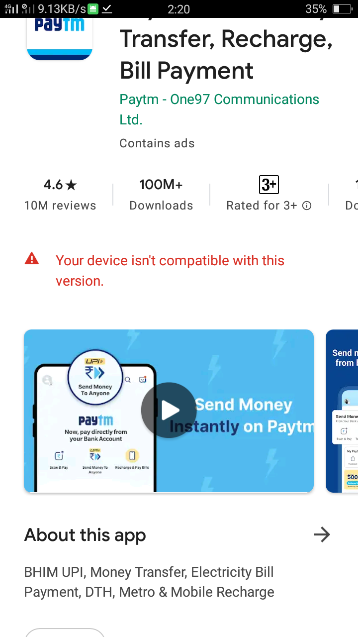 download paytm app