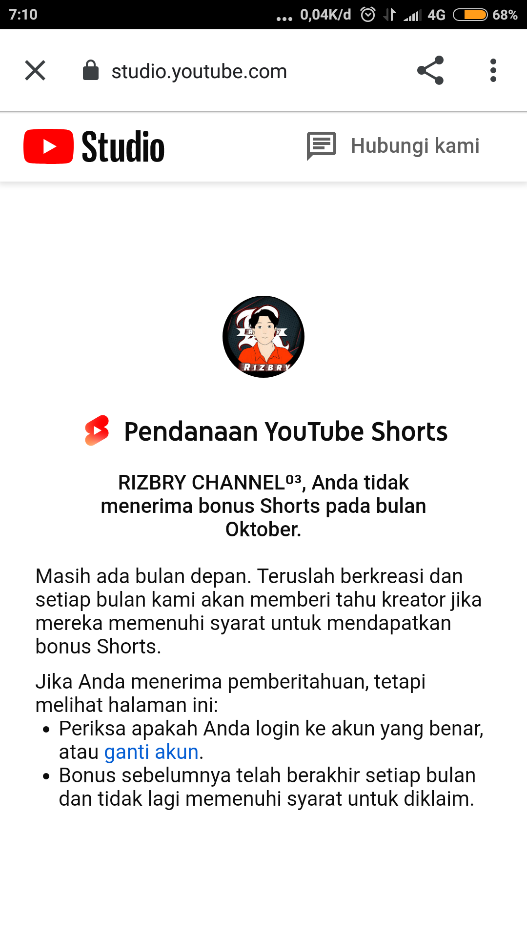 PENDANAAN YOUTUBE SHORTS - Komunitas 