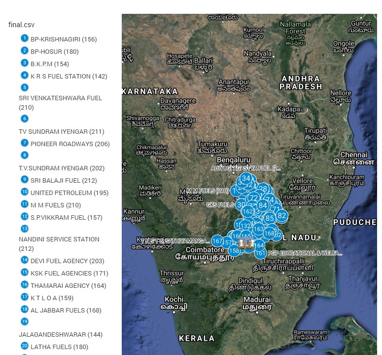 How can I print my map large to cover all my locations in perfect zoon... - Google Maps Community