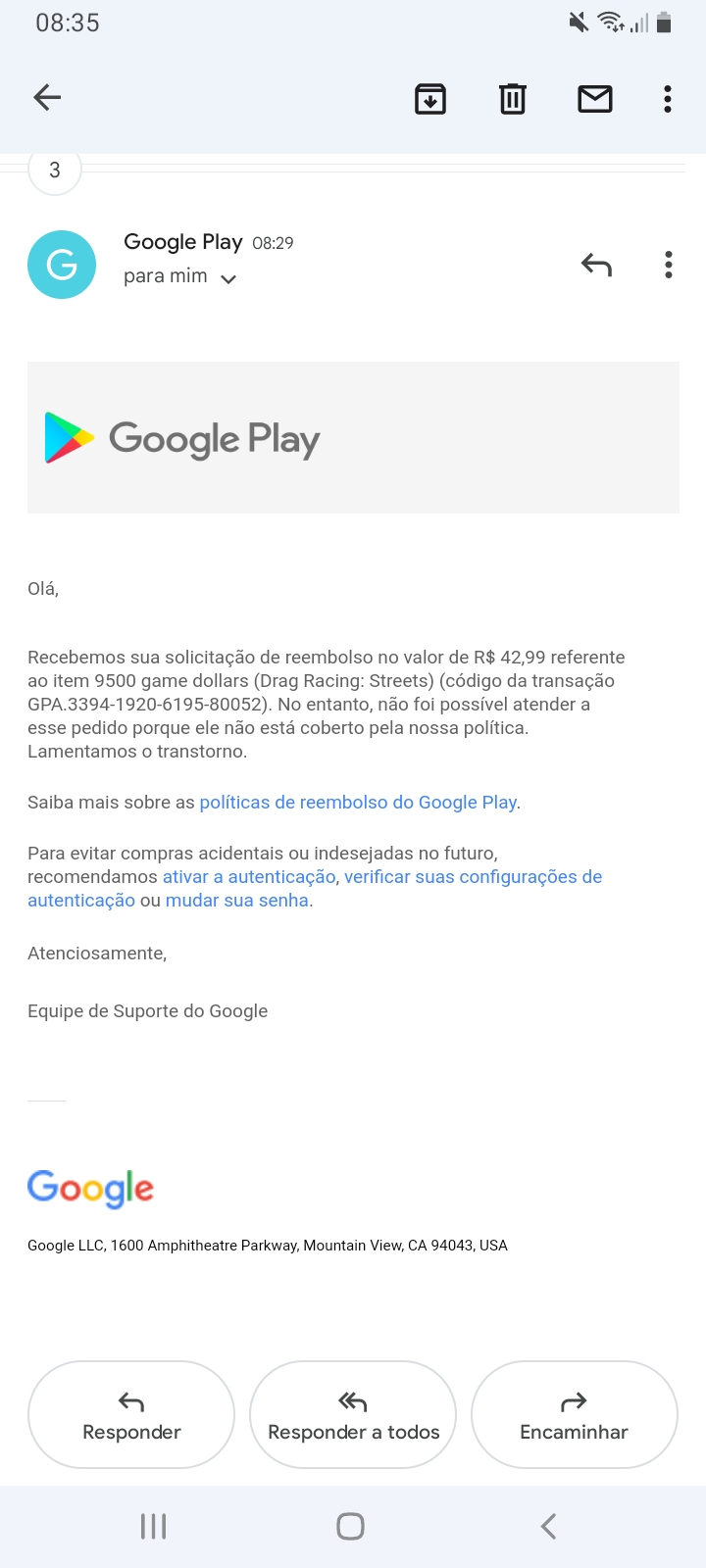 Alguém comprou coisas no meu dinheiro na Google play, quero um reembolso  total. - Comunidade Google Play