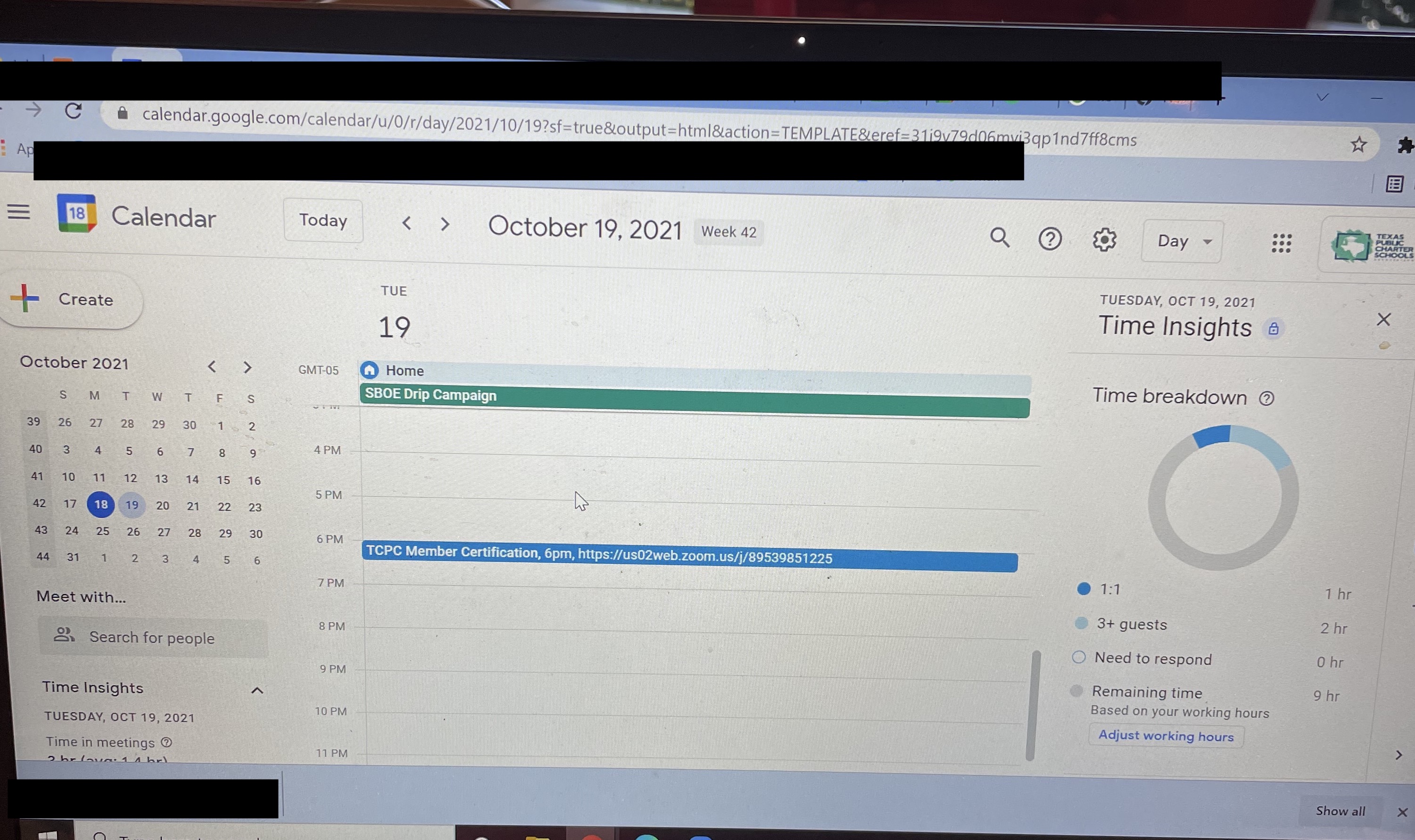 Regular Google Calendar out of sync with Gmail Calendar tab