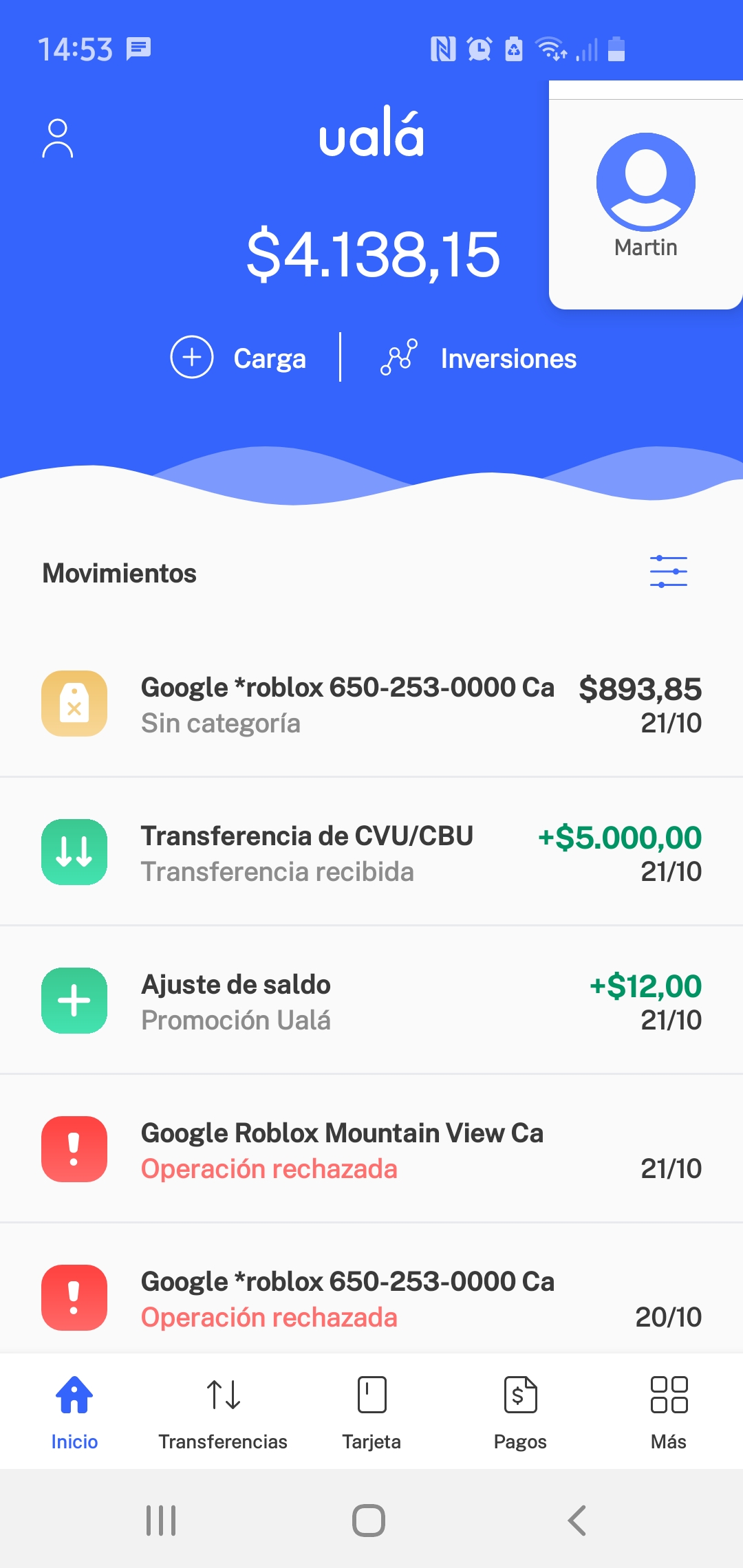 Acabei de comprar 400 robux e meu saldo fica assim XD Saldo do Google Play  R$ 22,22 Termos e Condições - iFunny Brazil