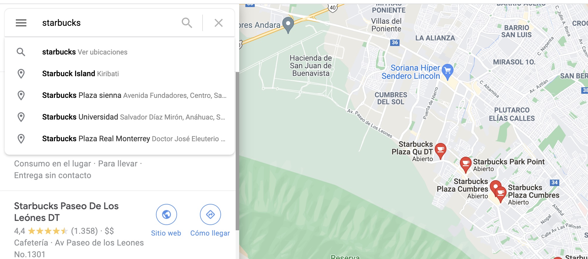 Sucursales de La Caixa - Google My Maps