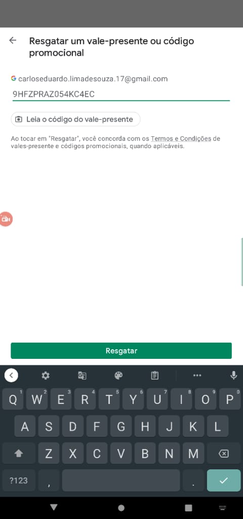 Vale presente - Comunidade Google Play