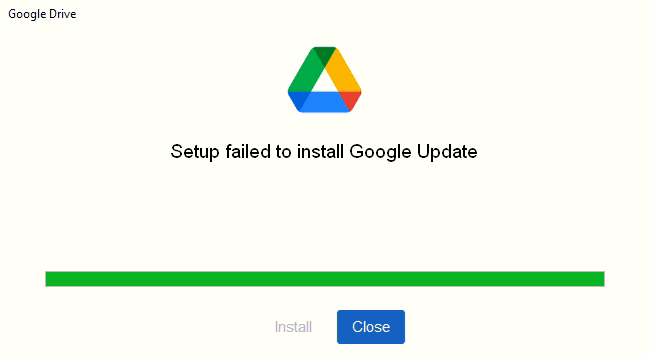 Solved] Install App Google Drive error - Troubleshooting