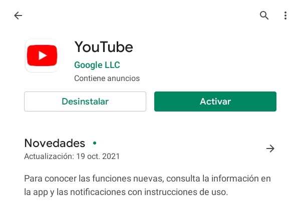 compre un tablet lenovo ... todo bien pero me pide activar youtube y lo  hago y no pasa nada ¡ - Comunidad de YouTube