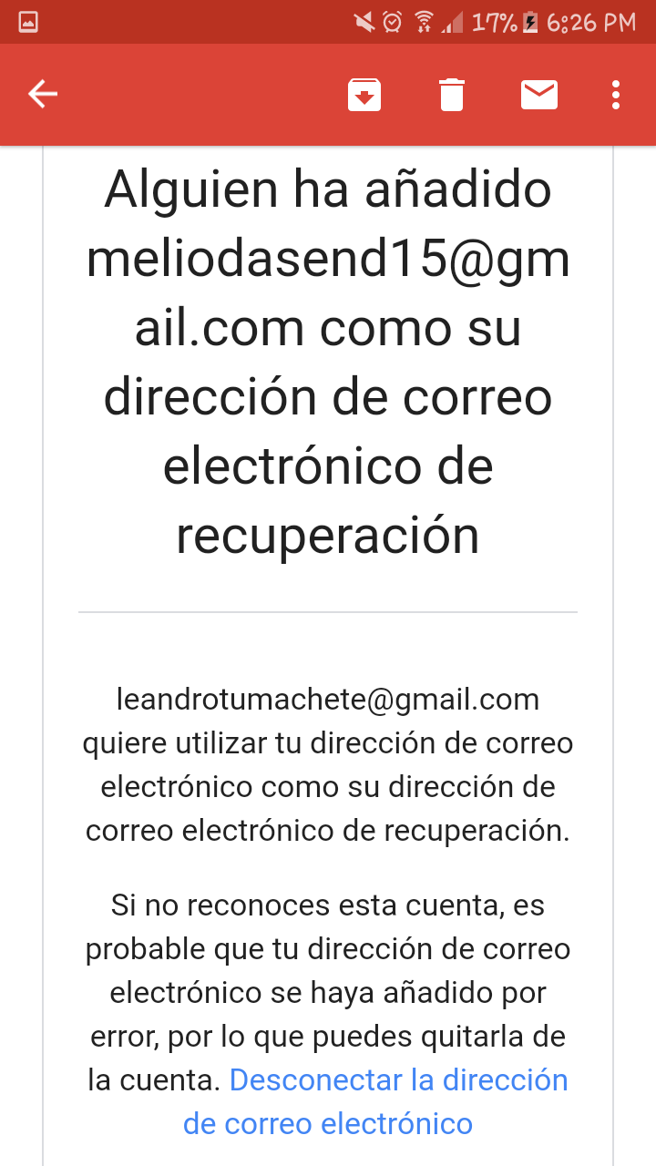 Como Eliminar Una Cuenta De Gmail Que No Es Mia