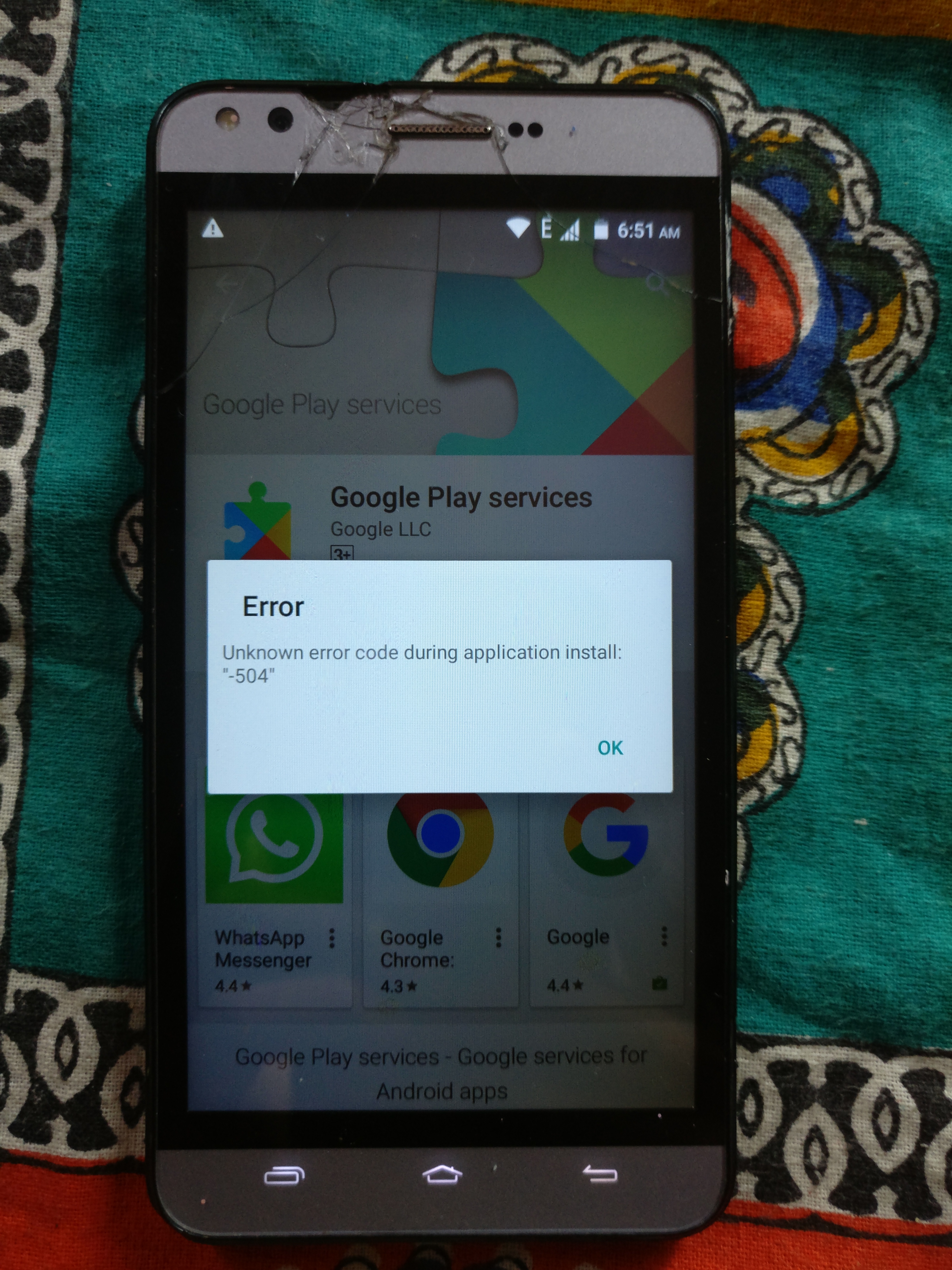 Unable to install Google play apps