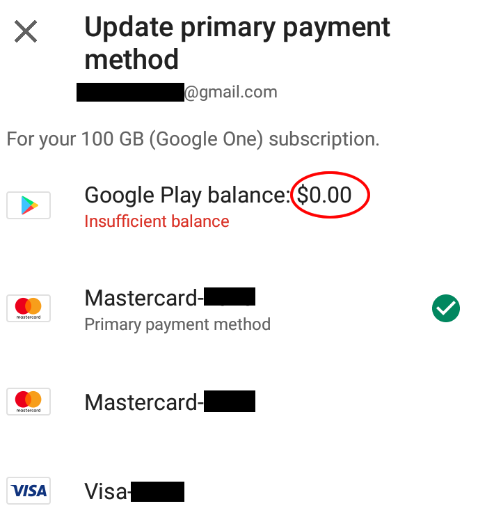 I redeemed gift card on wrong account. - Google Play Community