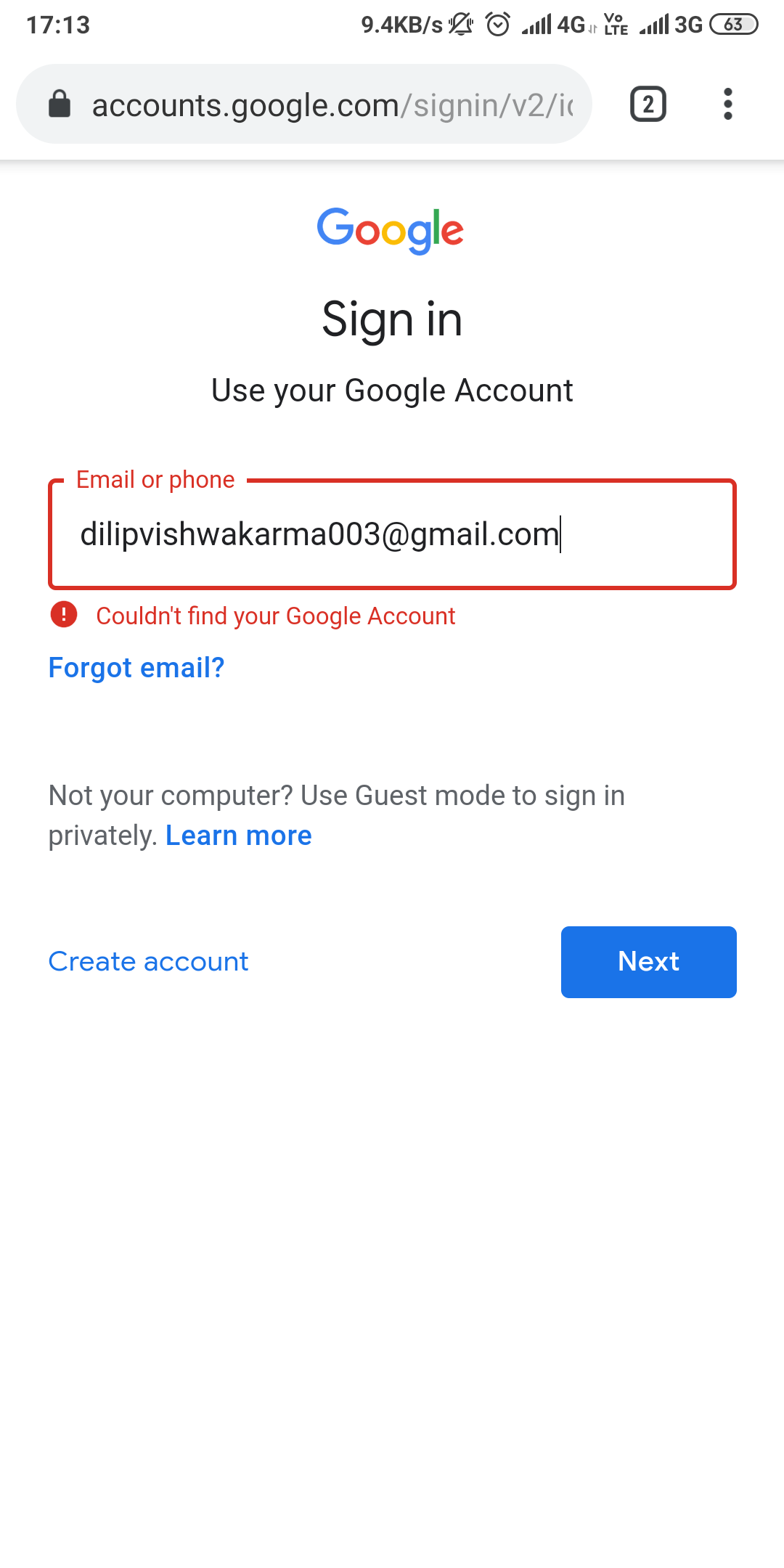 Dilipvishwakarma003 Gmail Com Google Account Community