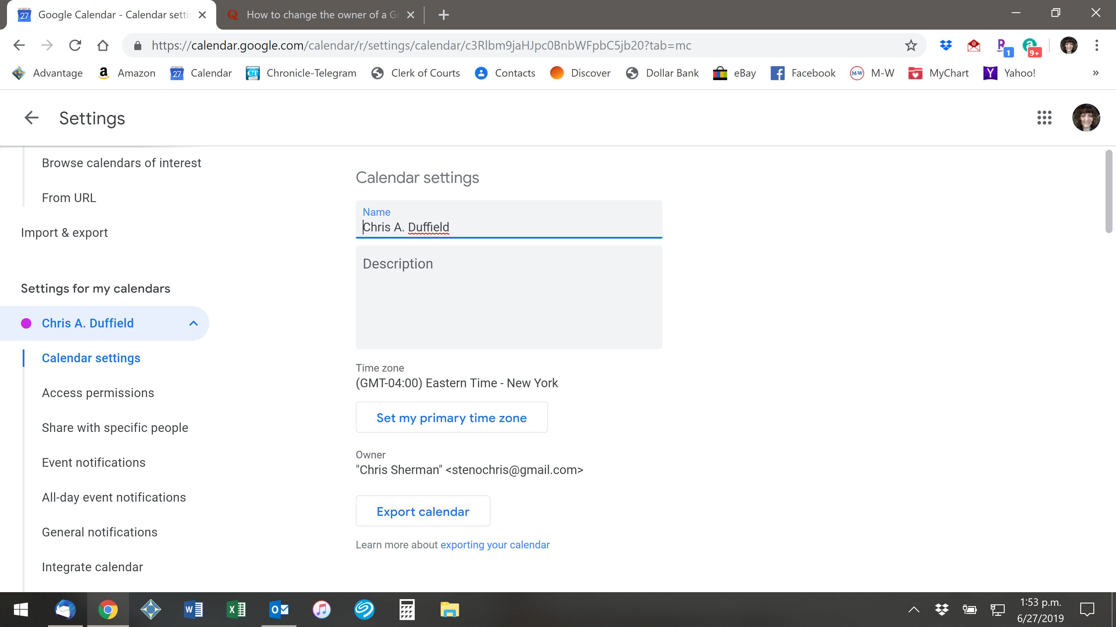 How do I change the 