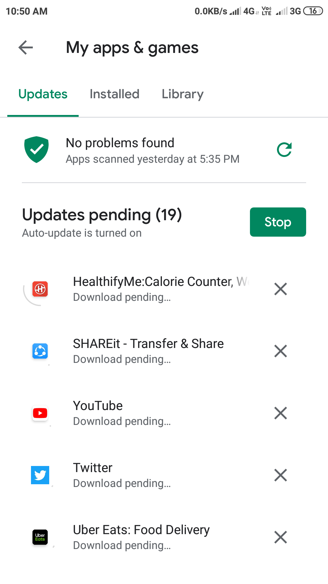 google play store download error 413