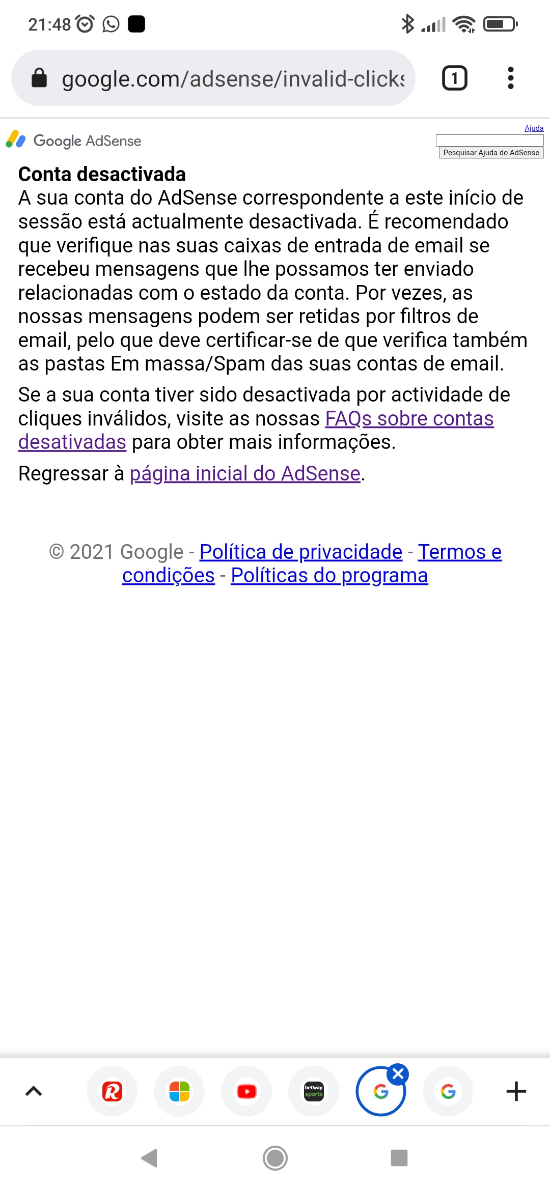 Não consigo fazer login na minha conta - Comunidade Conta do Google