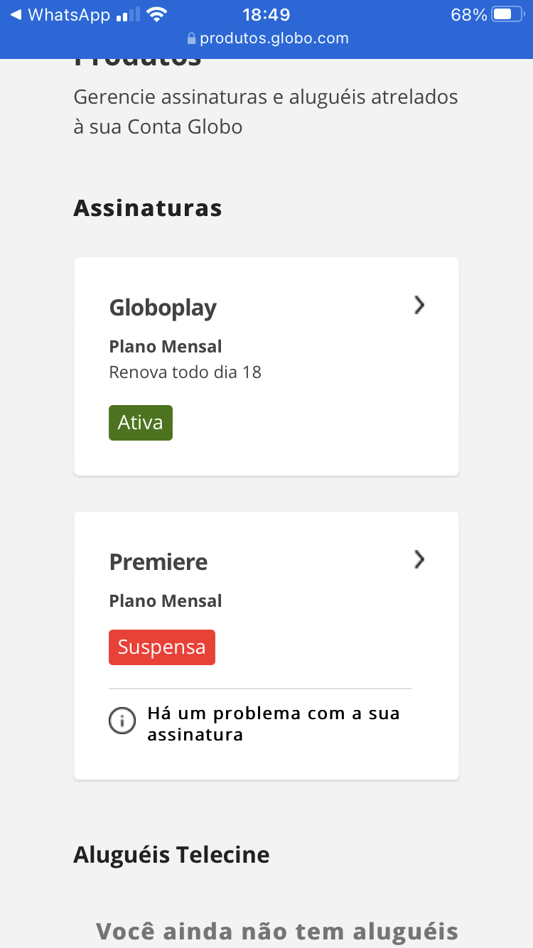 Paga plano globo play - Comunidade Google Play