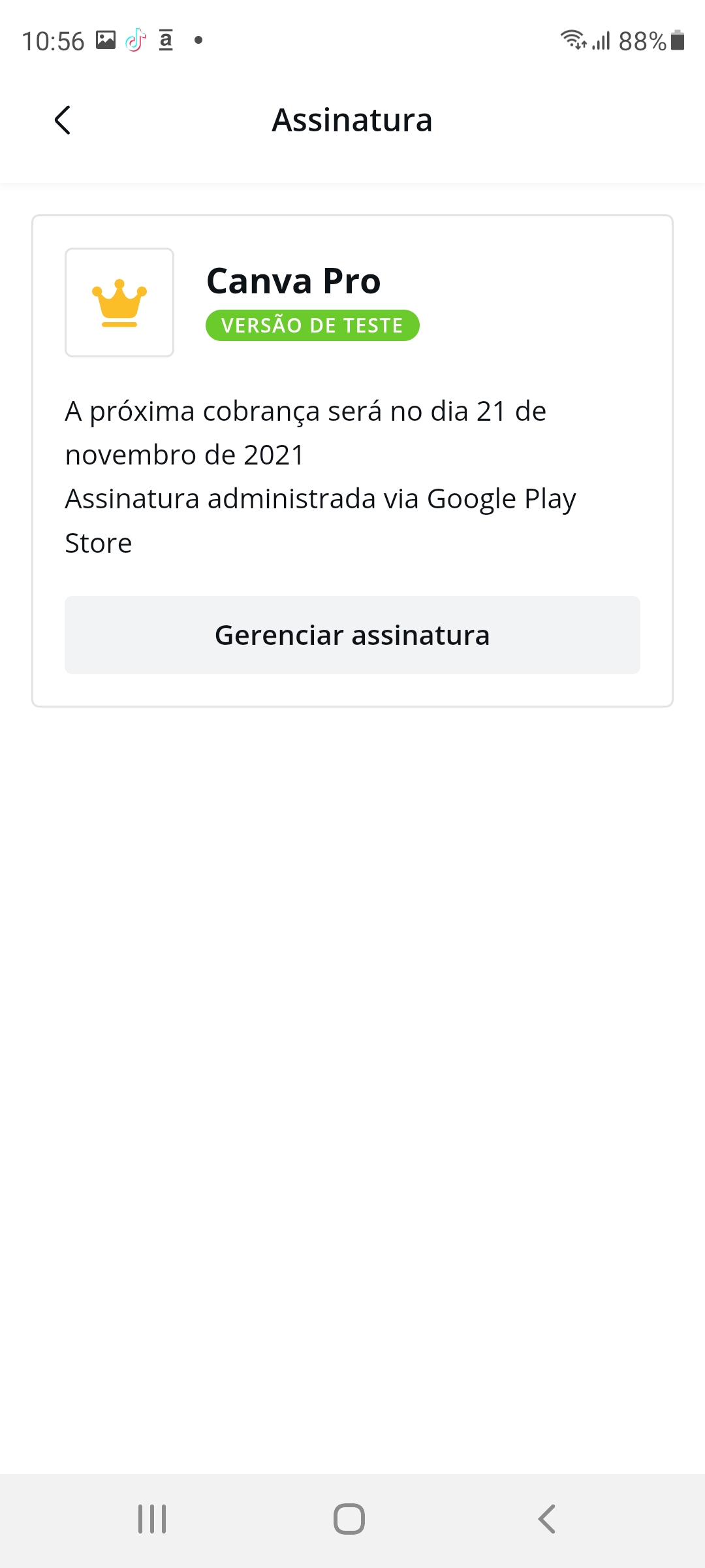 Não consigo cancelar minha assinatura no canva! - Comunidade Google Play