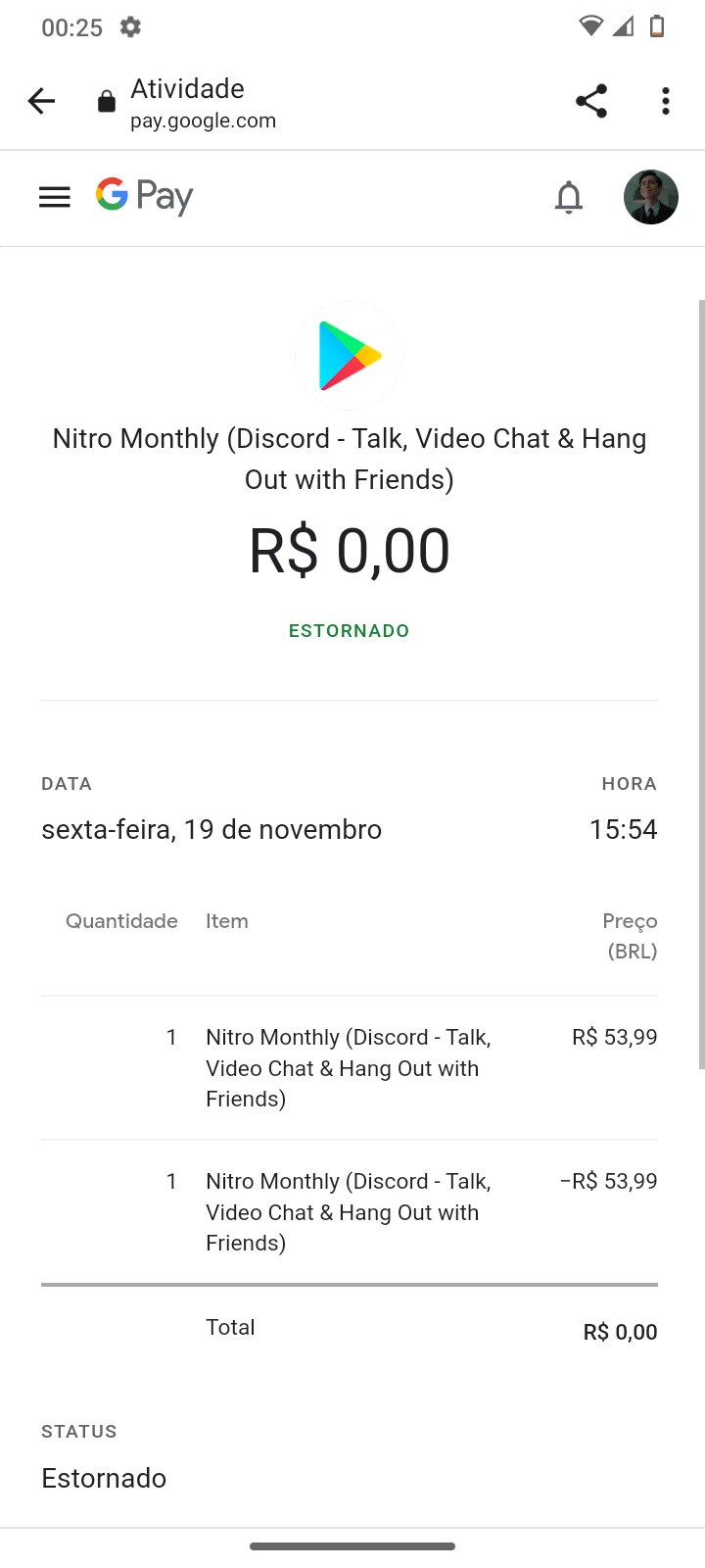 Preciso do renbolso - Comunidade Google Play