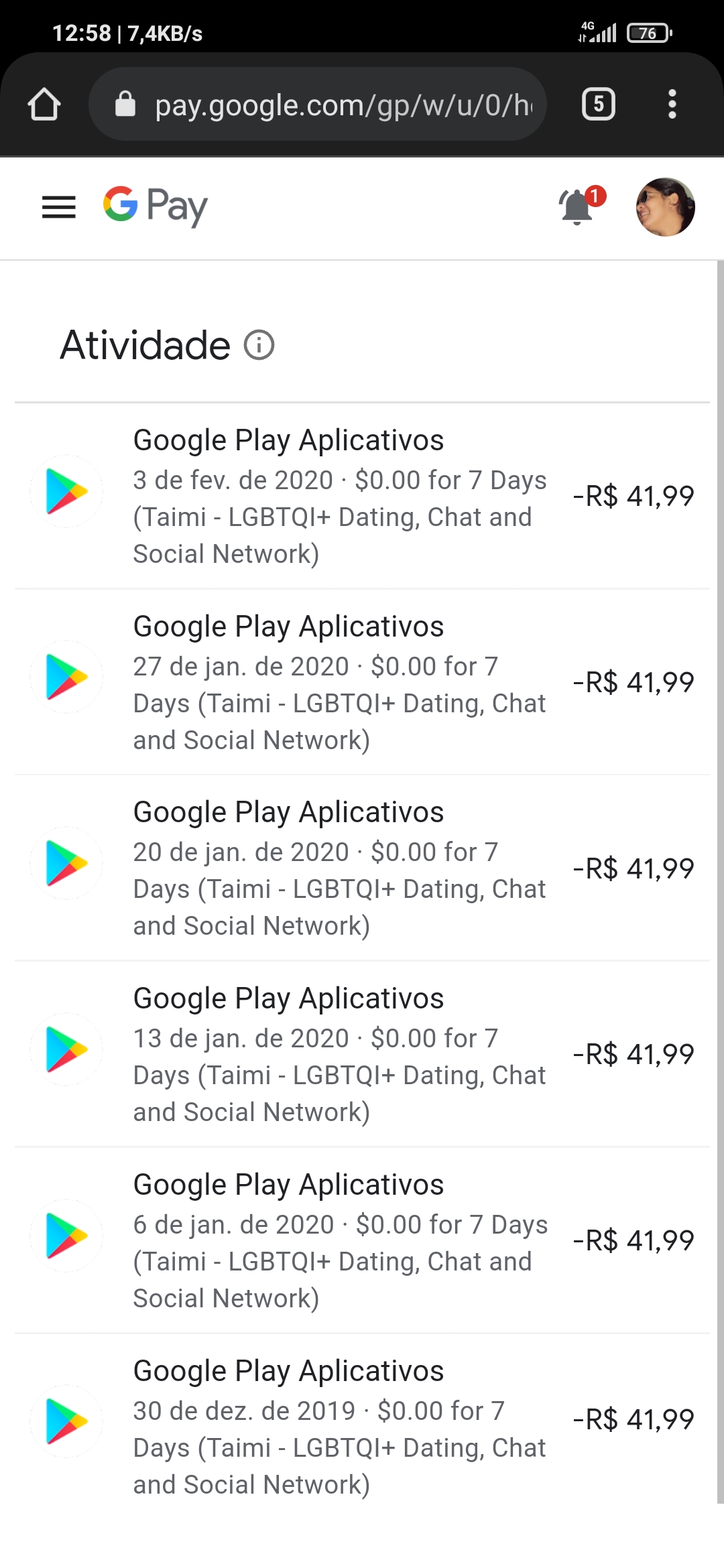 Não aparece a minha assinatura da  no google play - Comunidade Google  Play