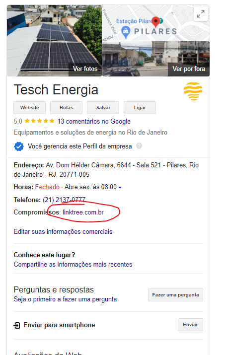 Não consigo editar os horários de funcionamento do estabelecimento, mesmo  com o e-mail verificado - Comunidade Perfil da empresa no Google