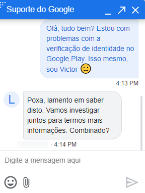 Eu acabei de resgatar um código na Google Play mas para mim utilizar ele eu  tenho que me identificar - Comunidade Google Play