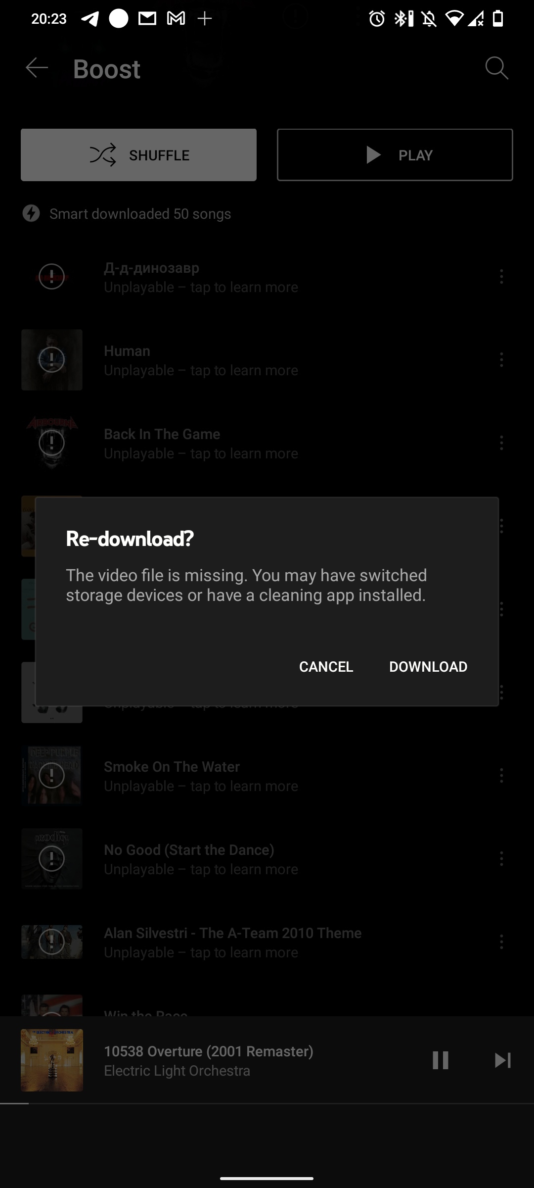 google music download limit