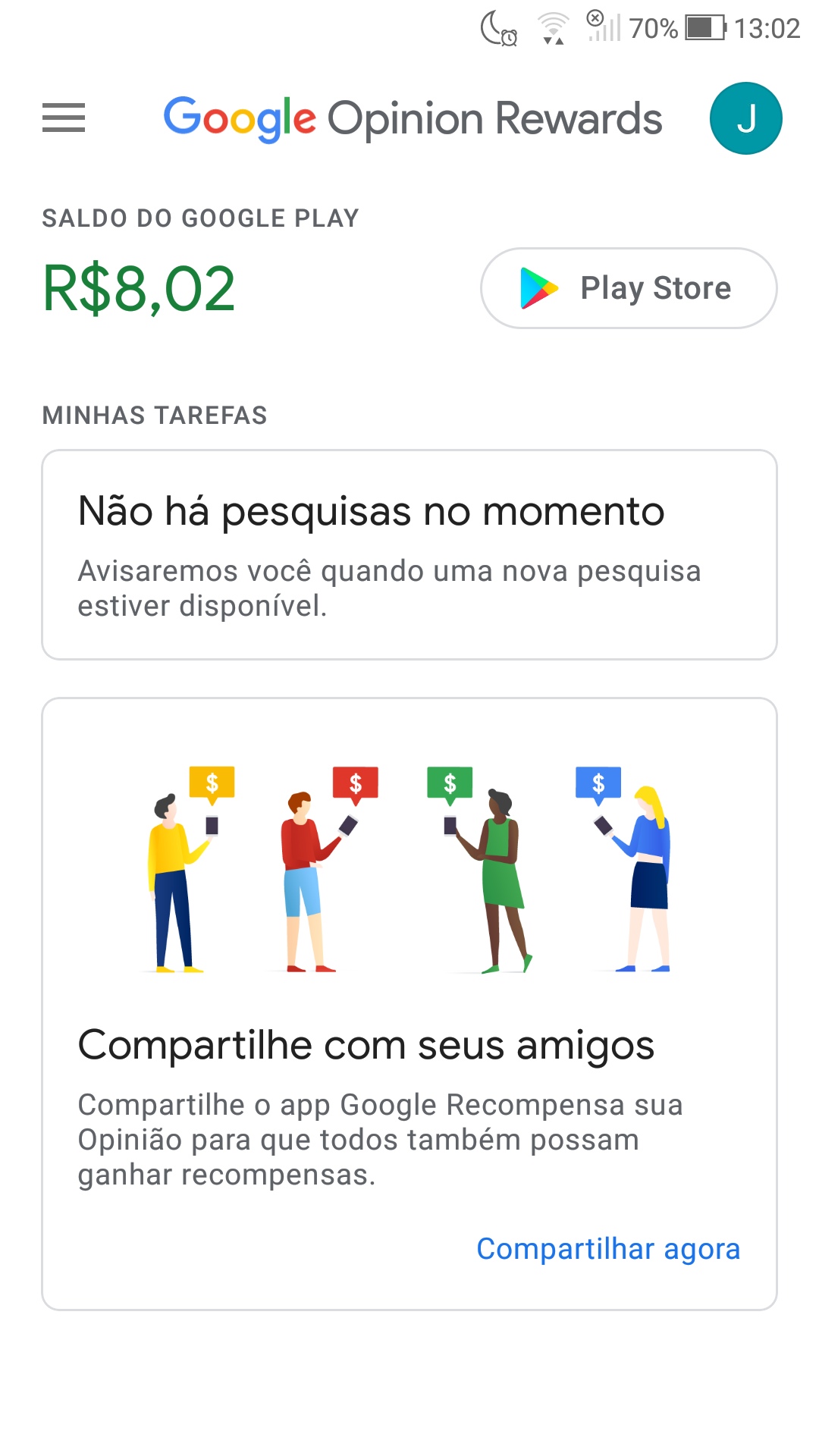 Atualização da Google Play Store oferece sugestões de pesquisas