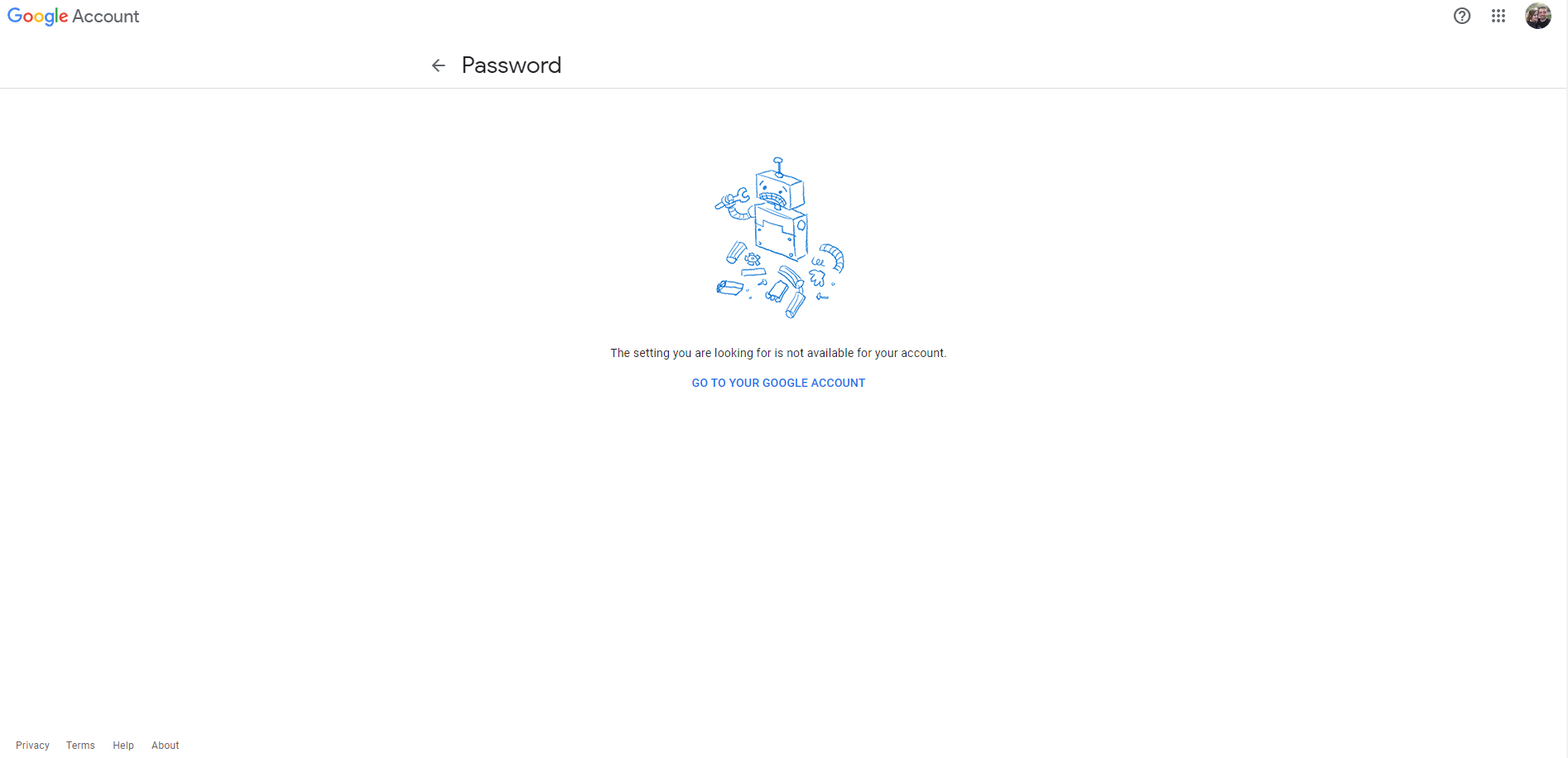 I Can T Change My Password Enter A Birthday Etc My Account As It Says Not Available To Me Google Account Community