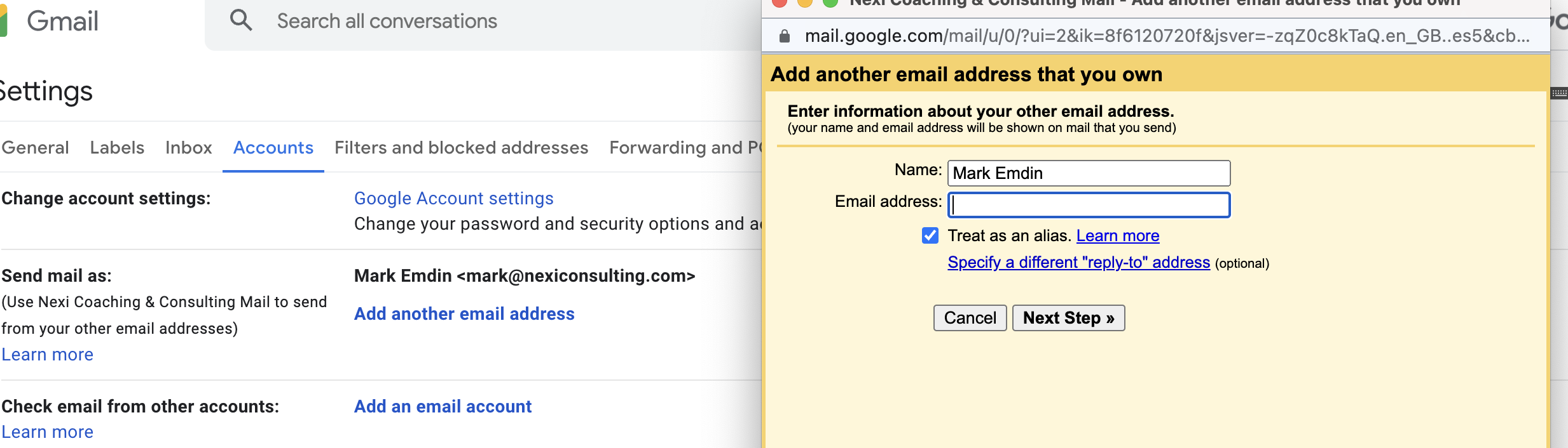 How to access Google Workspace webmail using Gmail