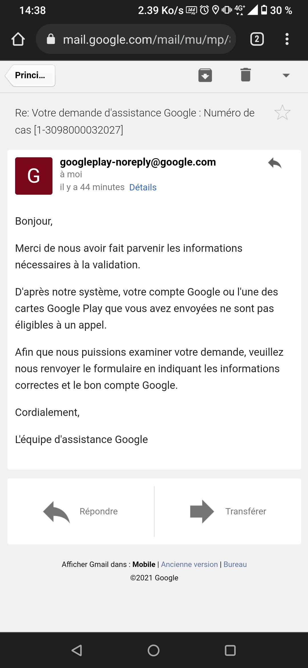 Problème de carte google play - Communauté Google Play