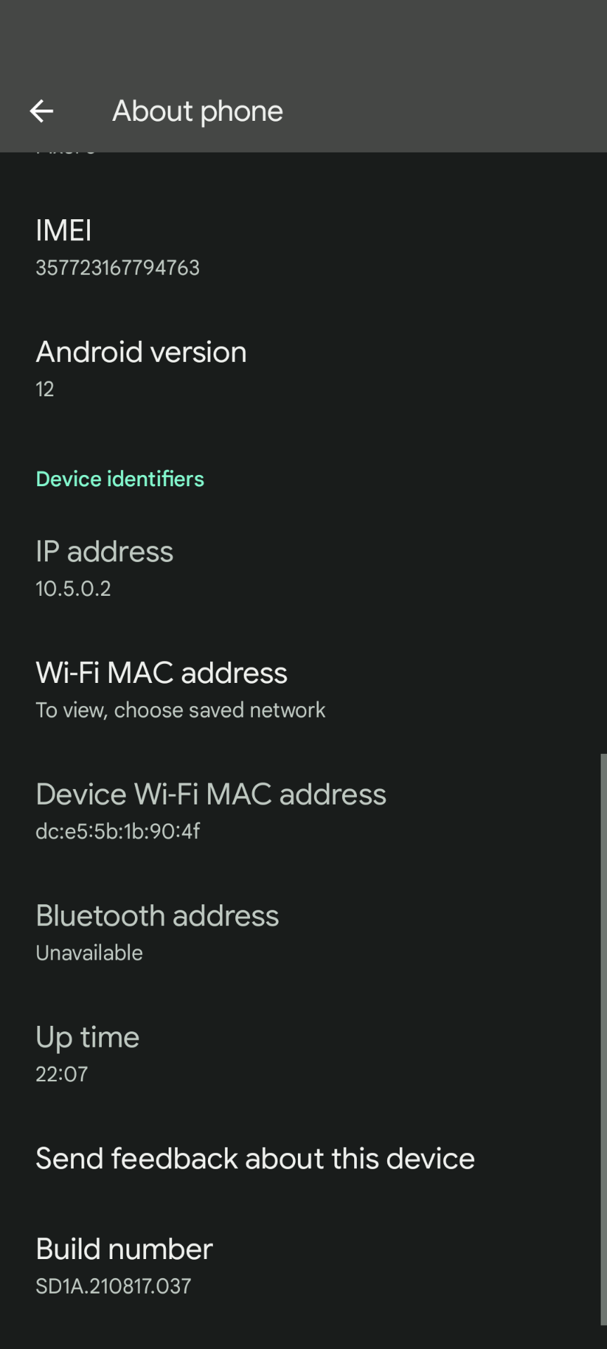 device wifi mac address unavailable device wifi mac address unavailable