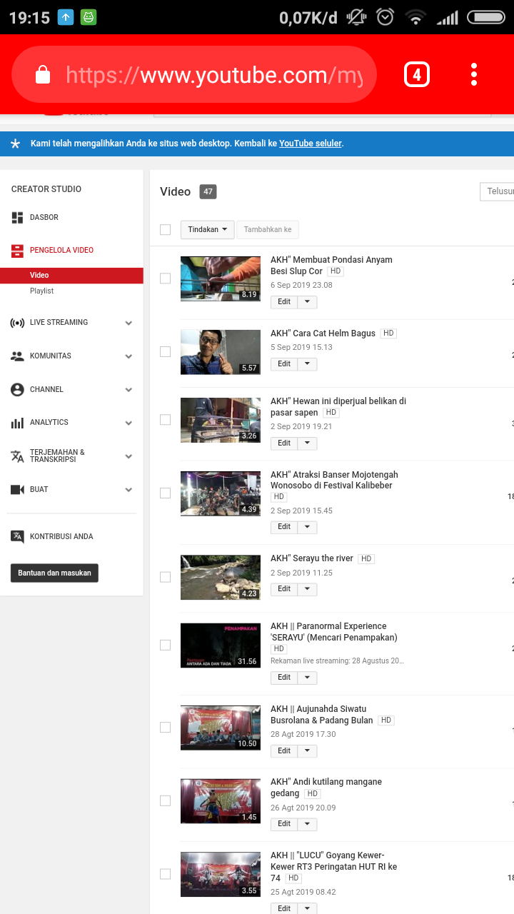 Dashboard setting youtube YouTube TV