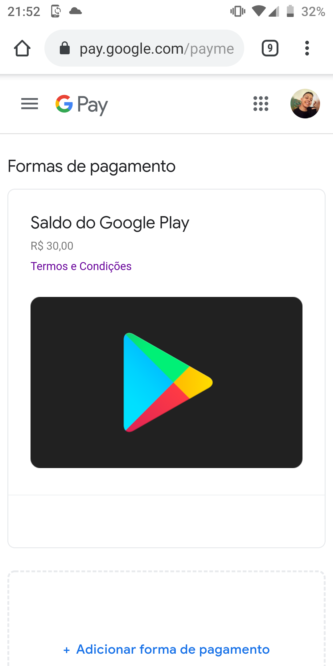 Pagamentos - Comunidade Google Play