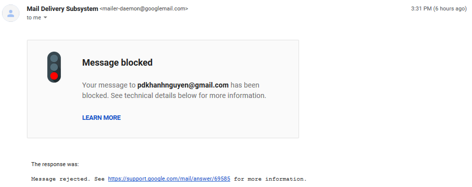 Your account has been flagged. Blocked message. ПОСТМАСТЕР гугл. Суппорт Google.gmail. Your message.