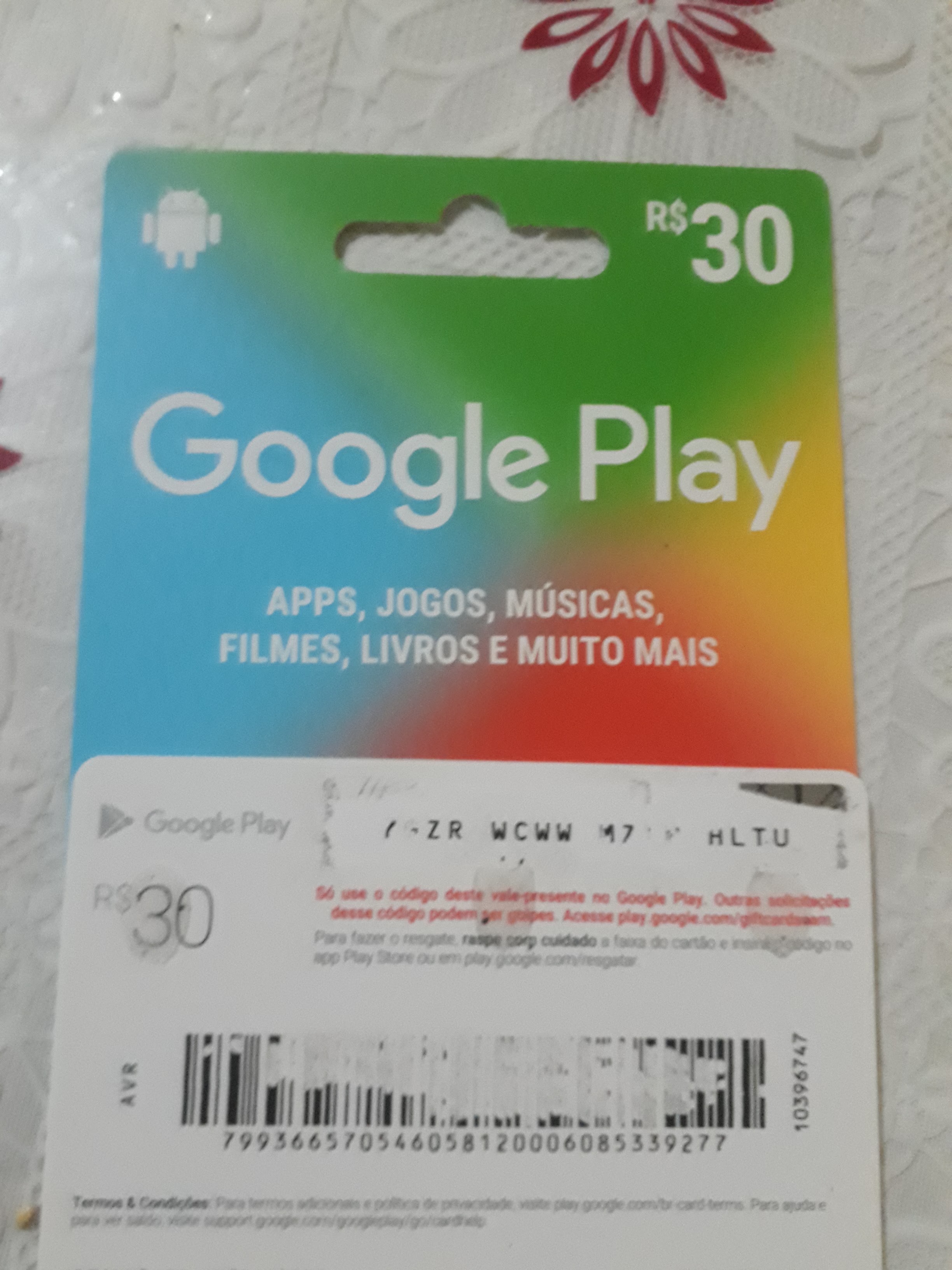 Código com defeito - Comunidade Google Play