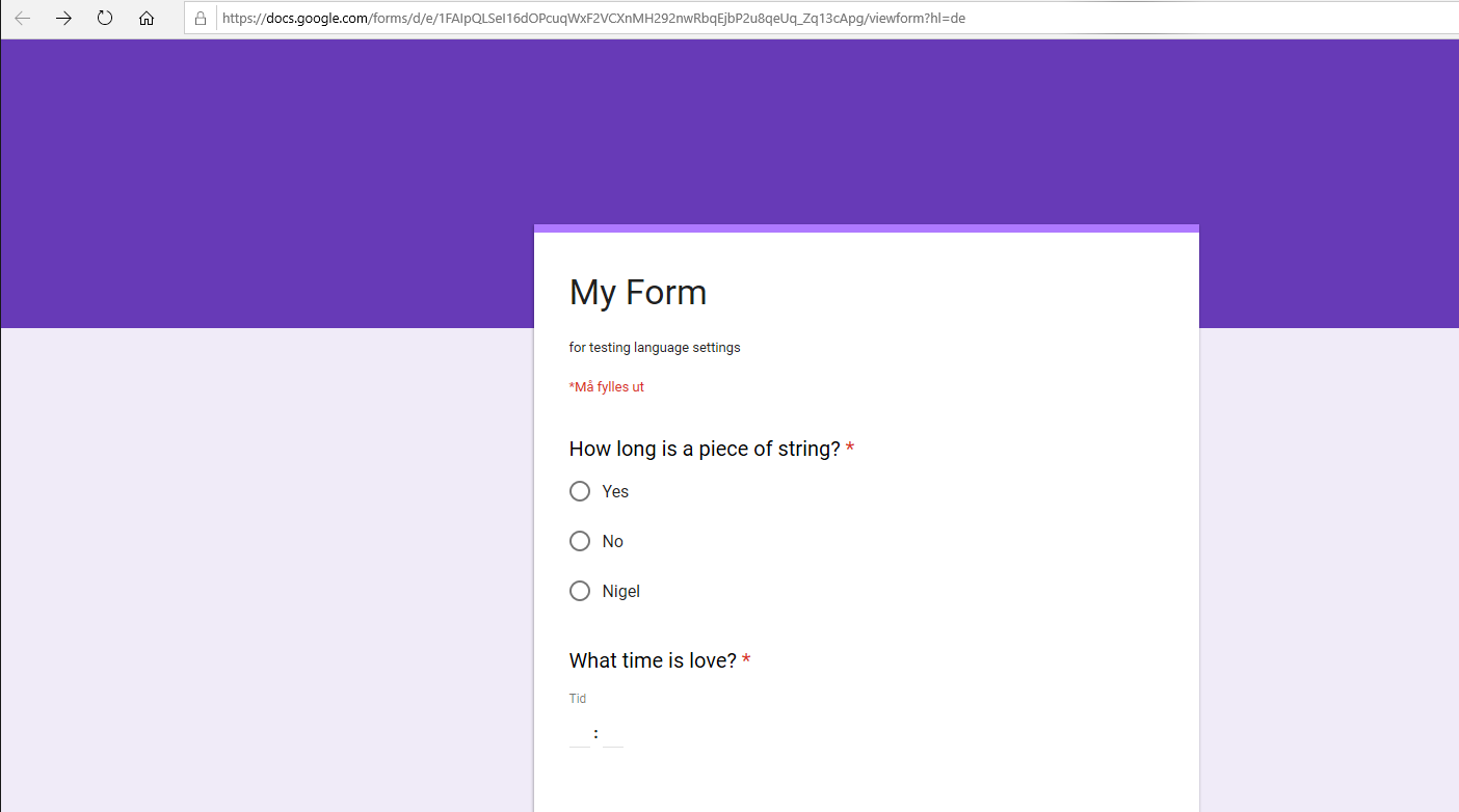 Selecting language of a Google form by using ?hl=xx doesn ...