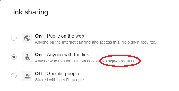 google drive you are not signed in