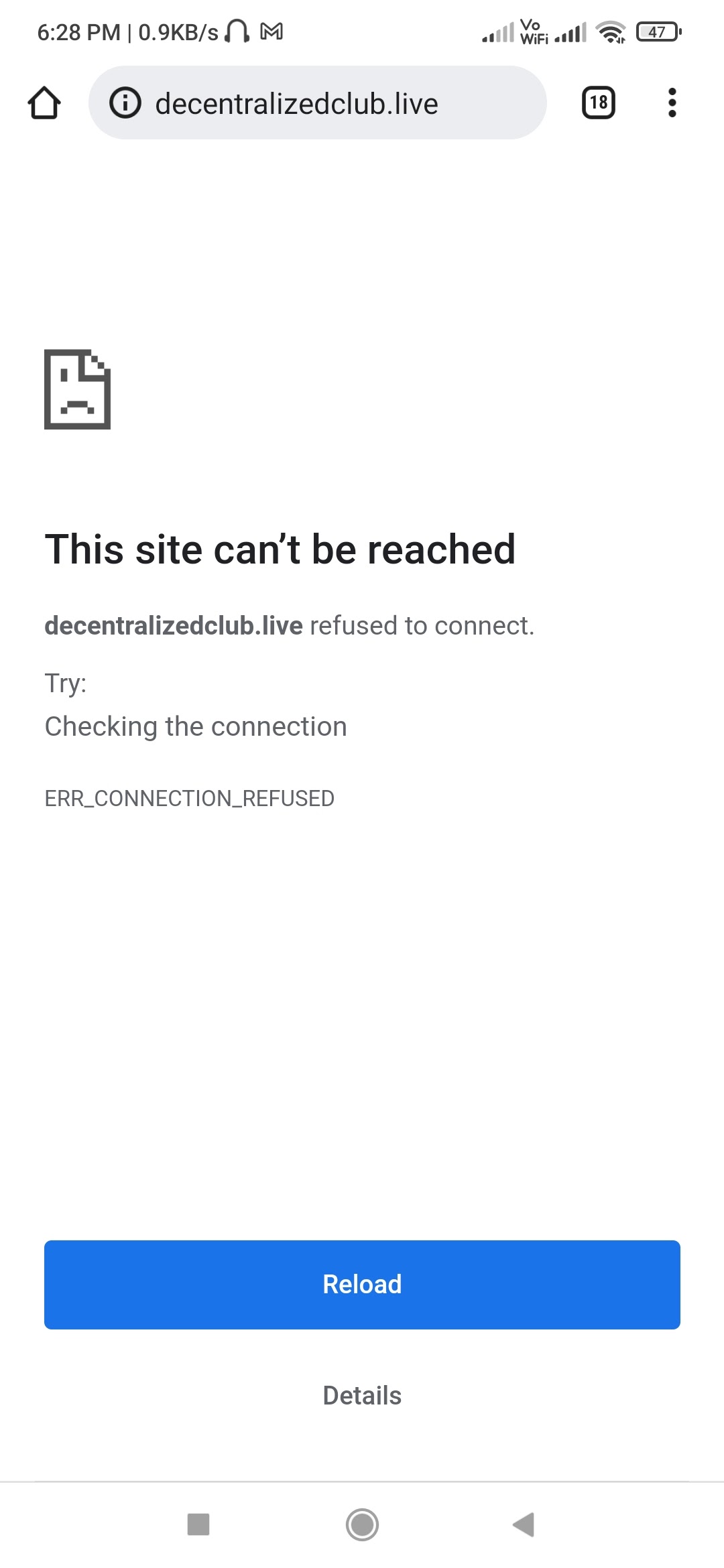 Why all websites are not opening in Chrome?