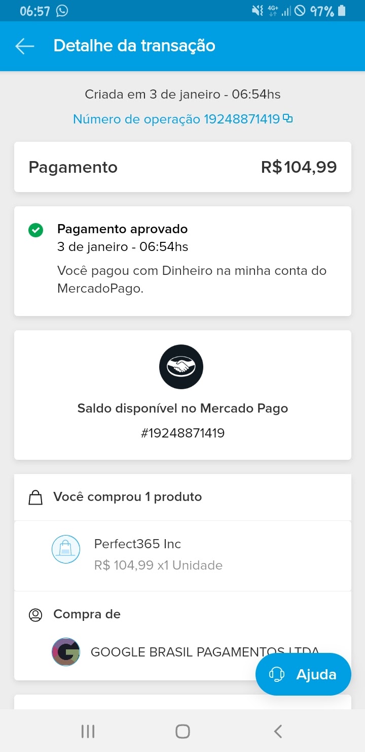 Cancelei a compra e não recebi o reembolso de volta. O aplicativo dá erro.  - Comunidade Google Play