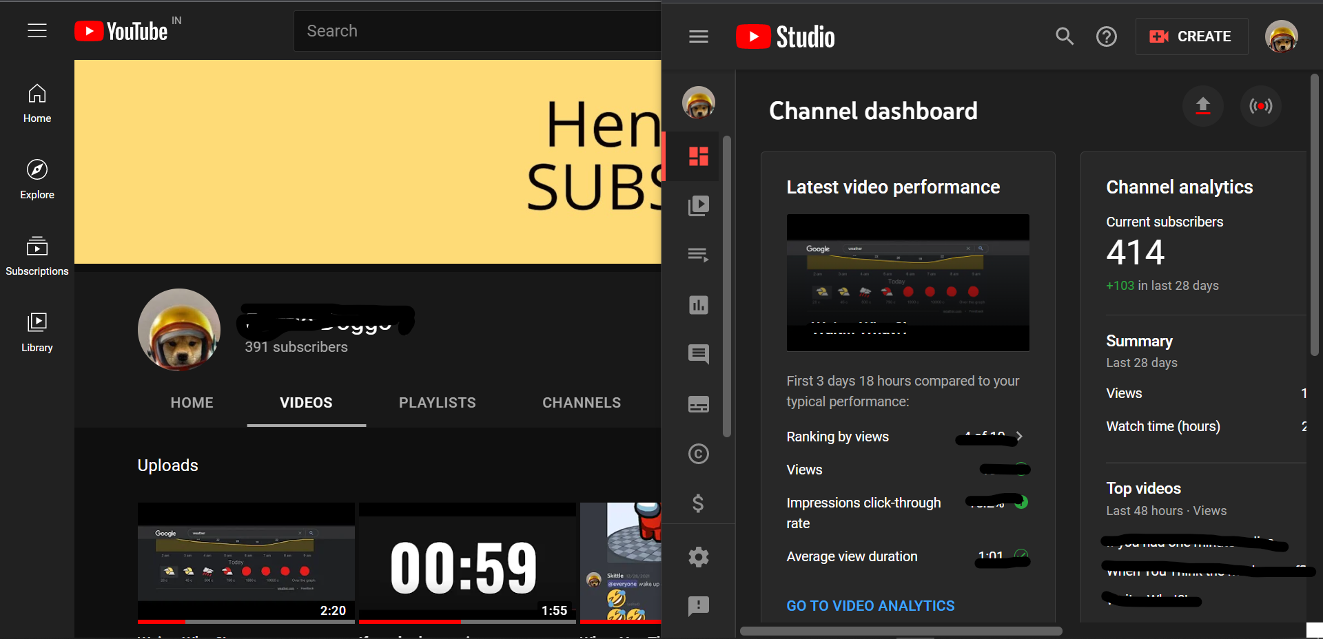 Why Does  Studio Show Different View Counts