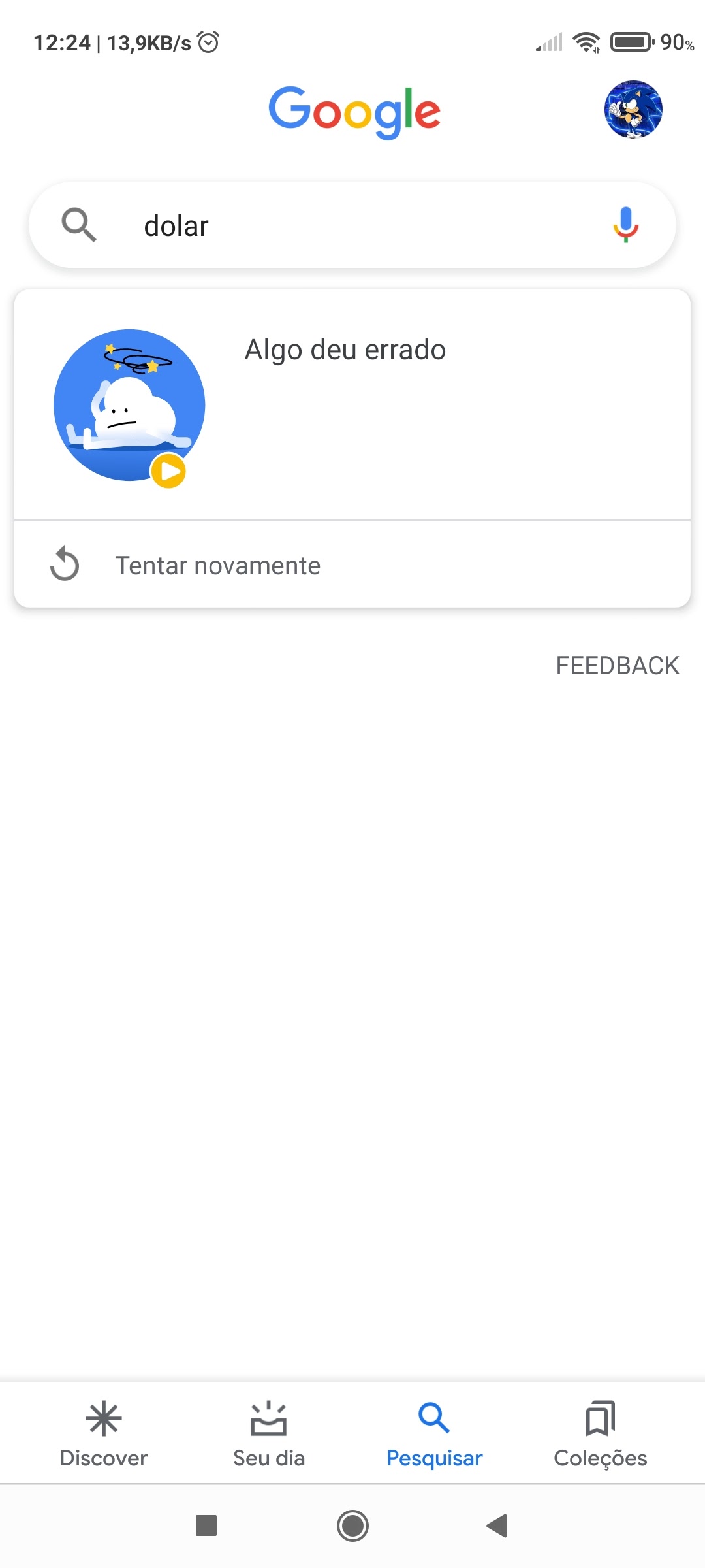 Ele fez uma busca no Google e sem saber entrou em um processo de