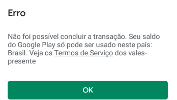 A compra foi cancelada e o crédito foi descontado no cartão - Comunidade  Google Play