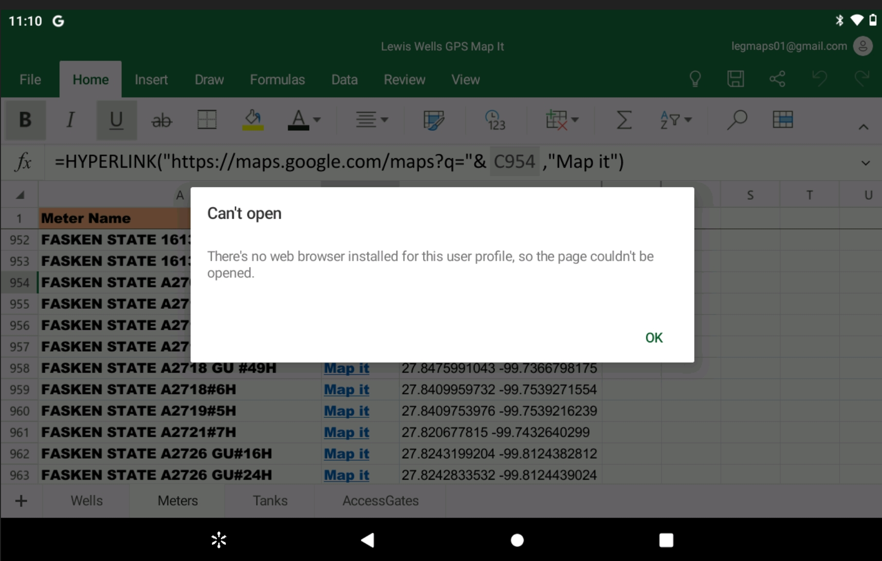 Mobil excel hyperlinks cant open on newer android devices android - Android  Community