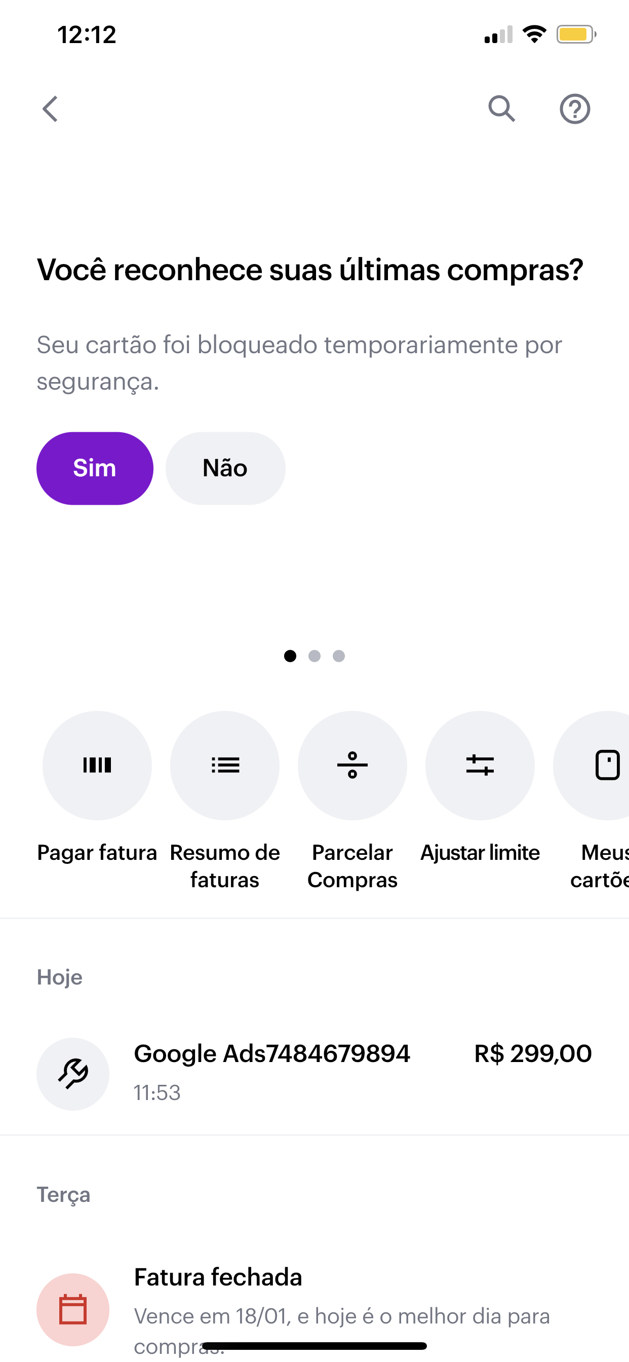 A compra foi cancelada e o crédito foi descontado no cartão - Comunidade Google  Play