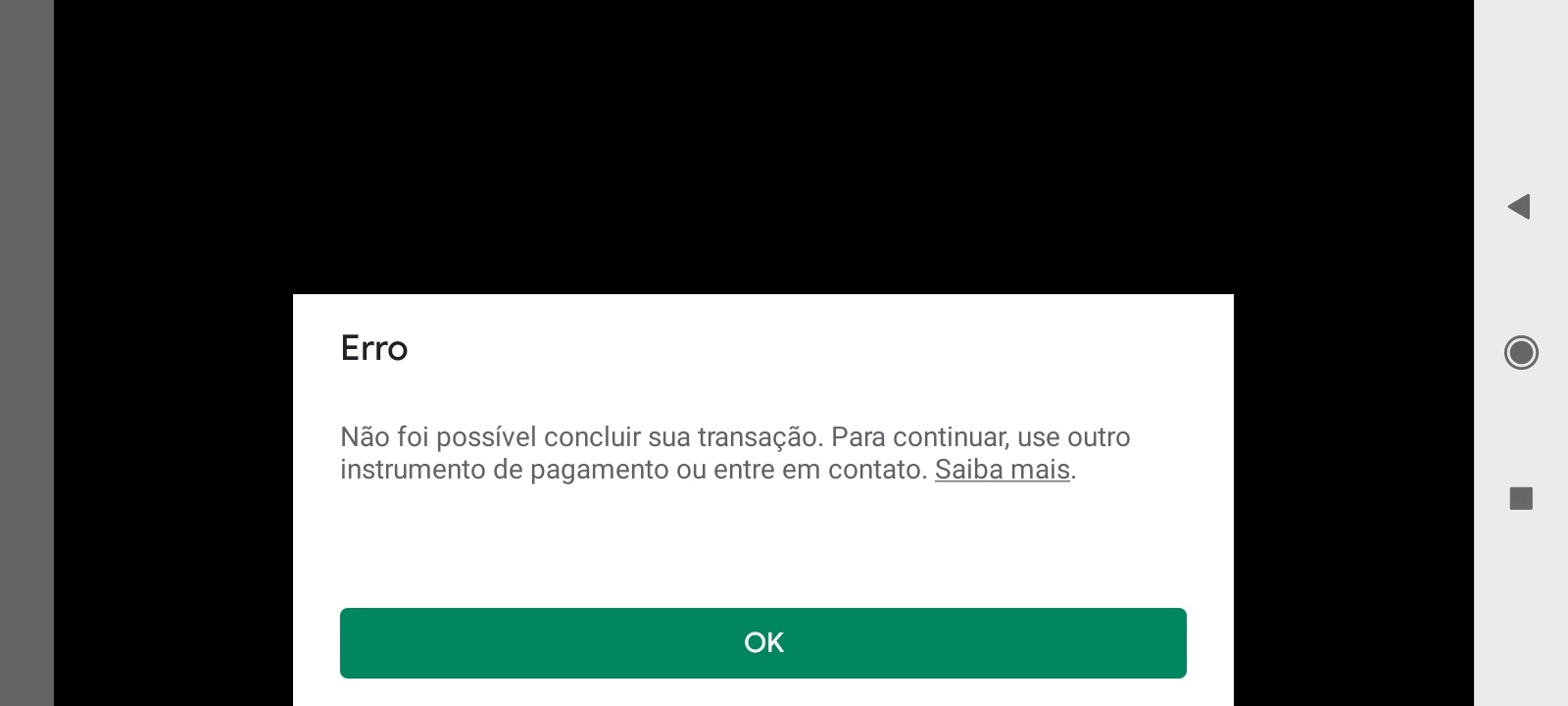 Não estou conseguindo fazer compras no jogo - Comunidade Google Play